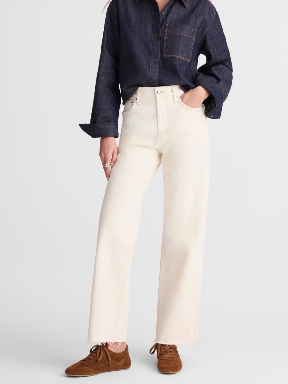 Madewell The Perfect Vintage Wide-Leg Crop Jean